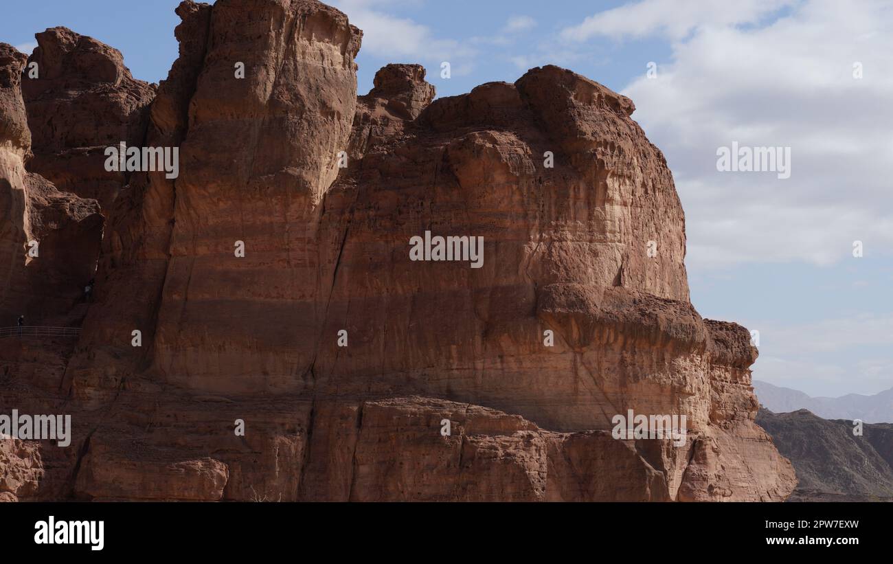 Rocks near Solomons pillars, Timna Park, Negev desert, Israel Stock ...