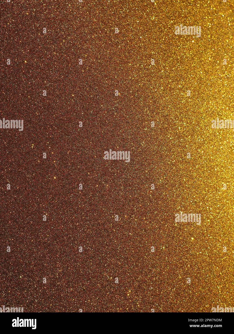 Bokeh light of gold glitters. Golden glitter texture background ...