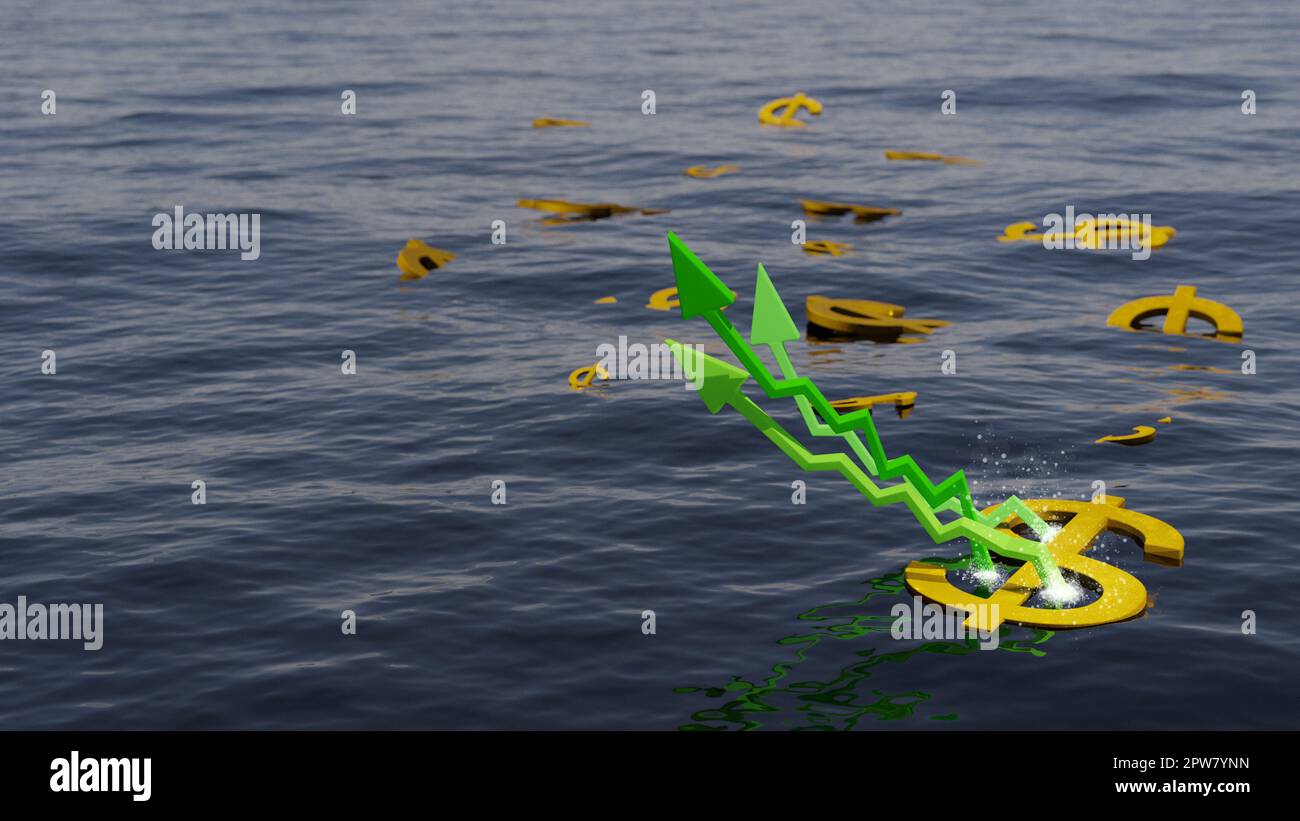 Water futures investment earnings, soaring prices. Dollar signs