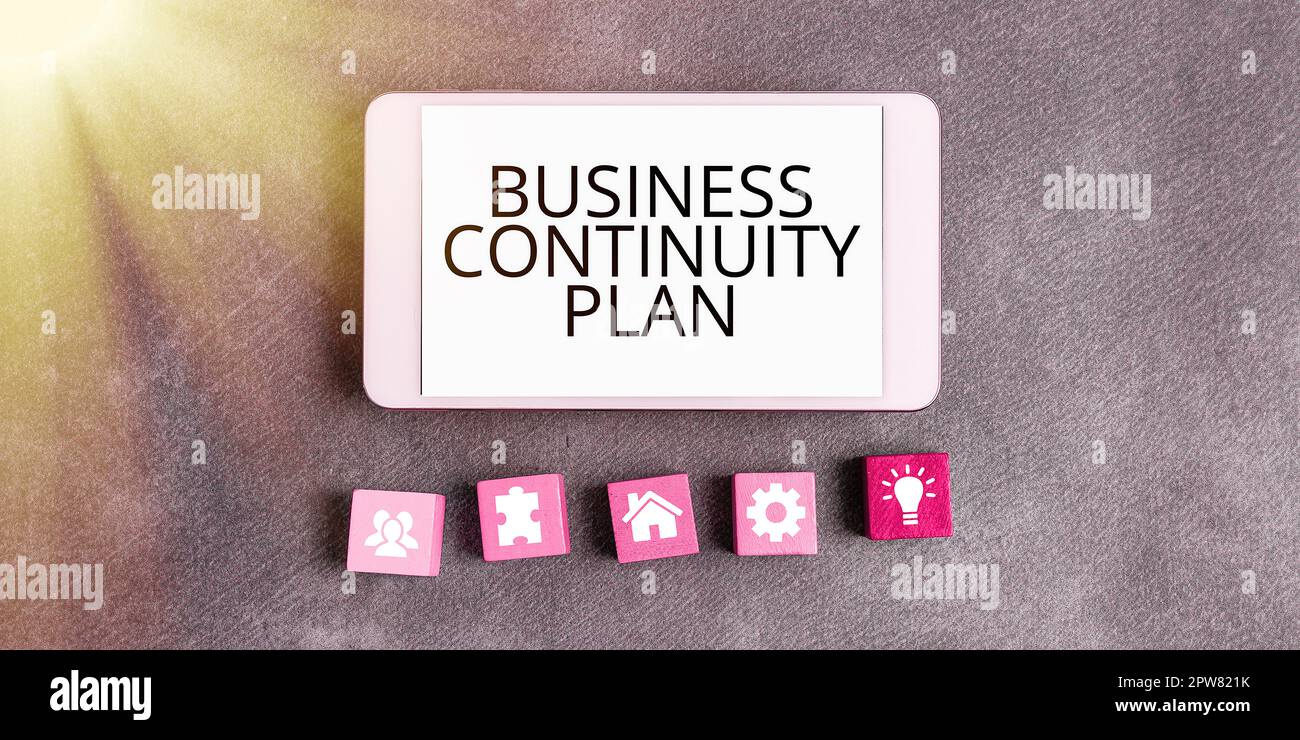 Conceptual caption Business Continuity Plan, Conceptual photo creating ...