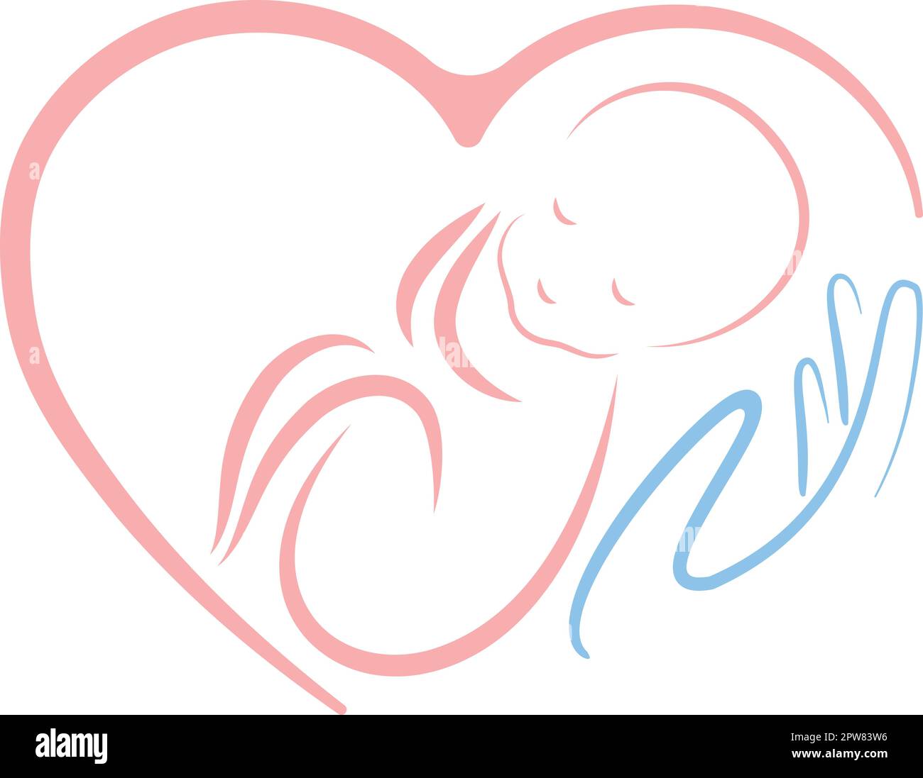 Baby, child, babies, toddler, midwife, pediatrician, logo, background ...