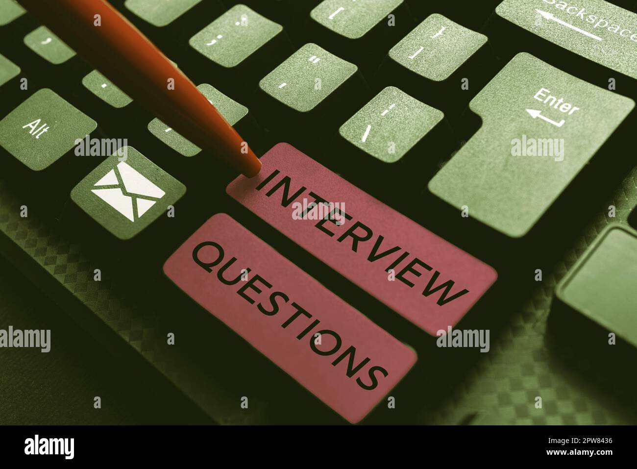 Interview Question Sign Hand writing sign Interview Questions, Internet Concept Typical topic ...