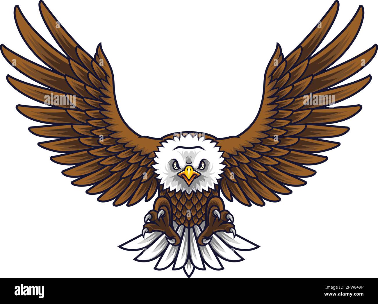 Cartoon eagle mascot Stock Vector Image & Art - Alamy