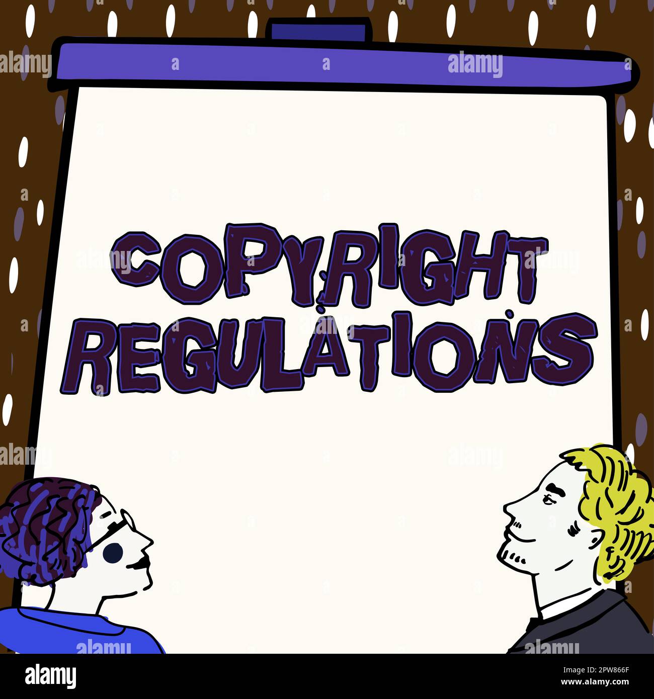 Conceptual caption Copyright Regulations, Word for body of law that