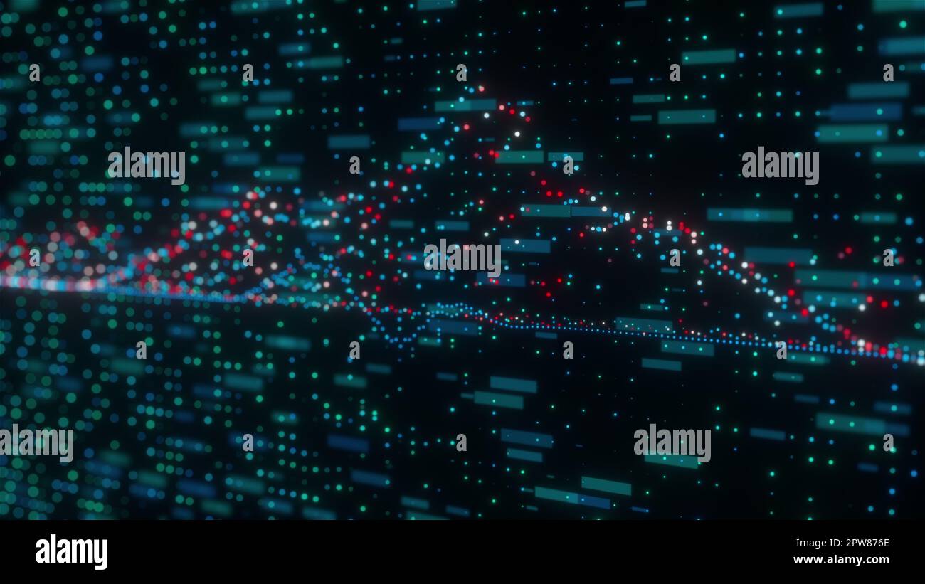Data technology. Computer generated 3d render Stock Photo - Alamy