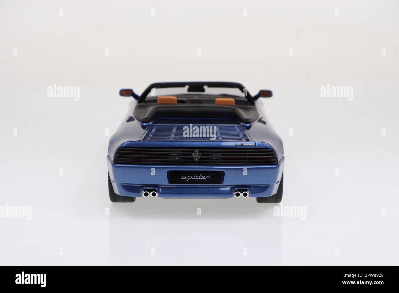 FERRARI 348 TS cabriolet ouvert open 1989 rouge 1/18 MIRA voiture miniature coll