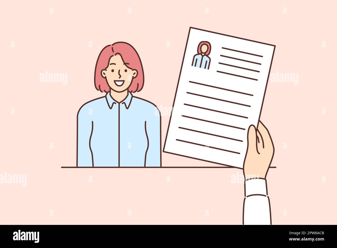 Female recruiters Stock Vector Images Alamy