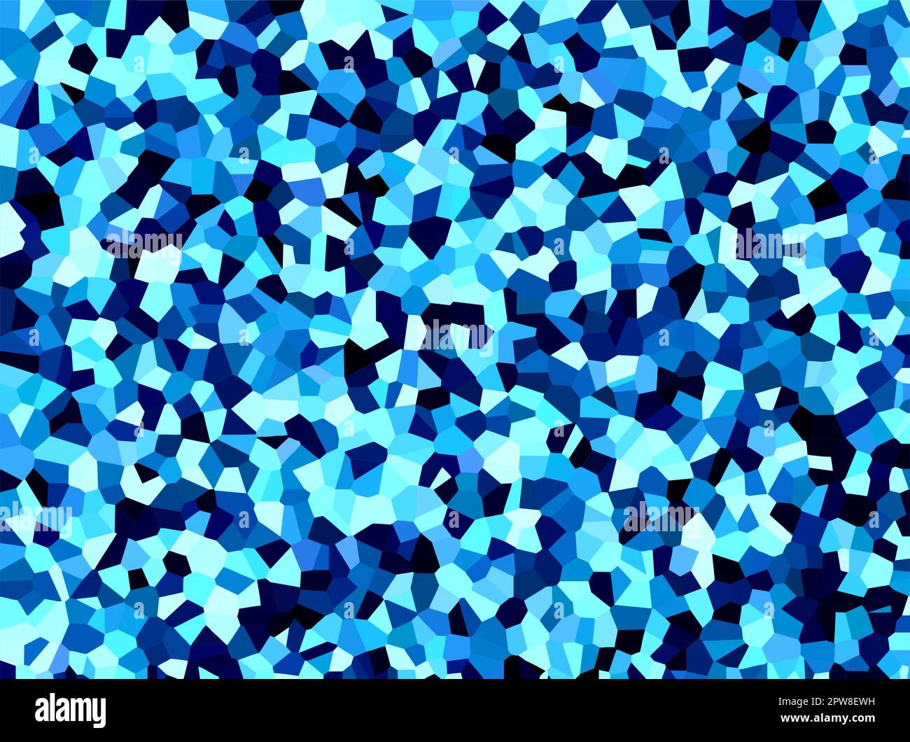 Colorful blue polygonal background design. Abstract broken shape design template Stock Vector