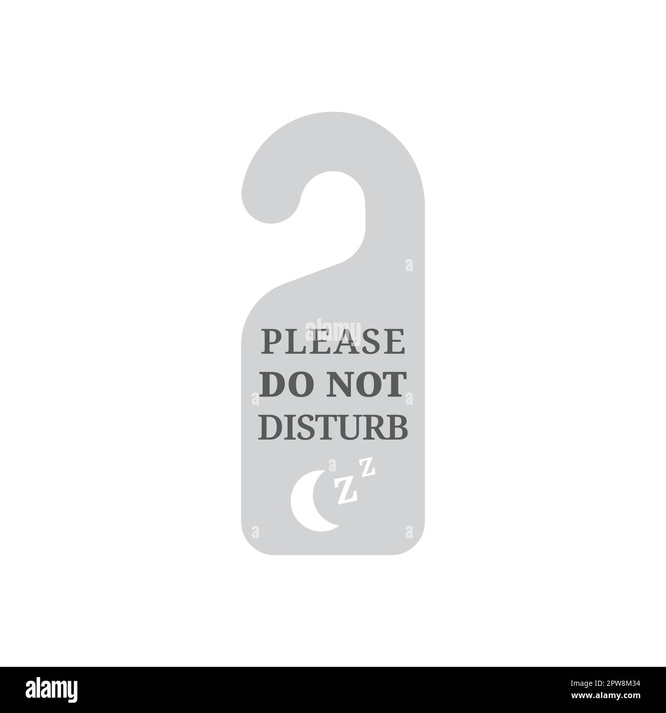 Please do not disturb vector sign Stock Vector