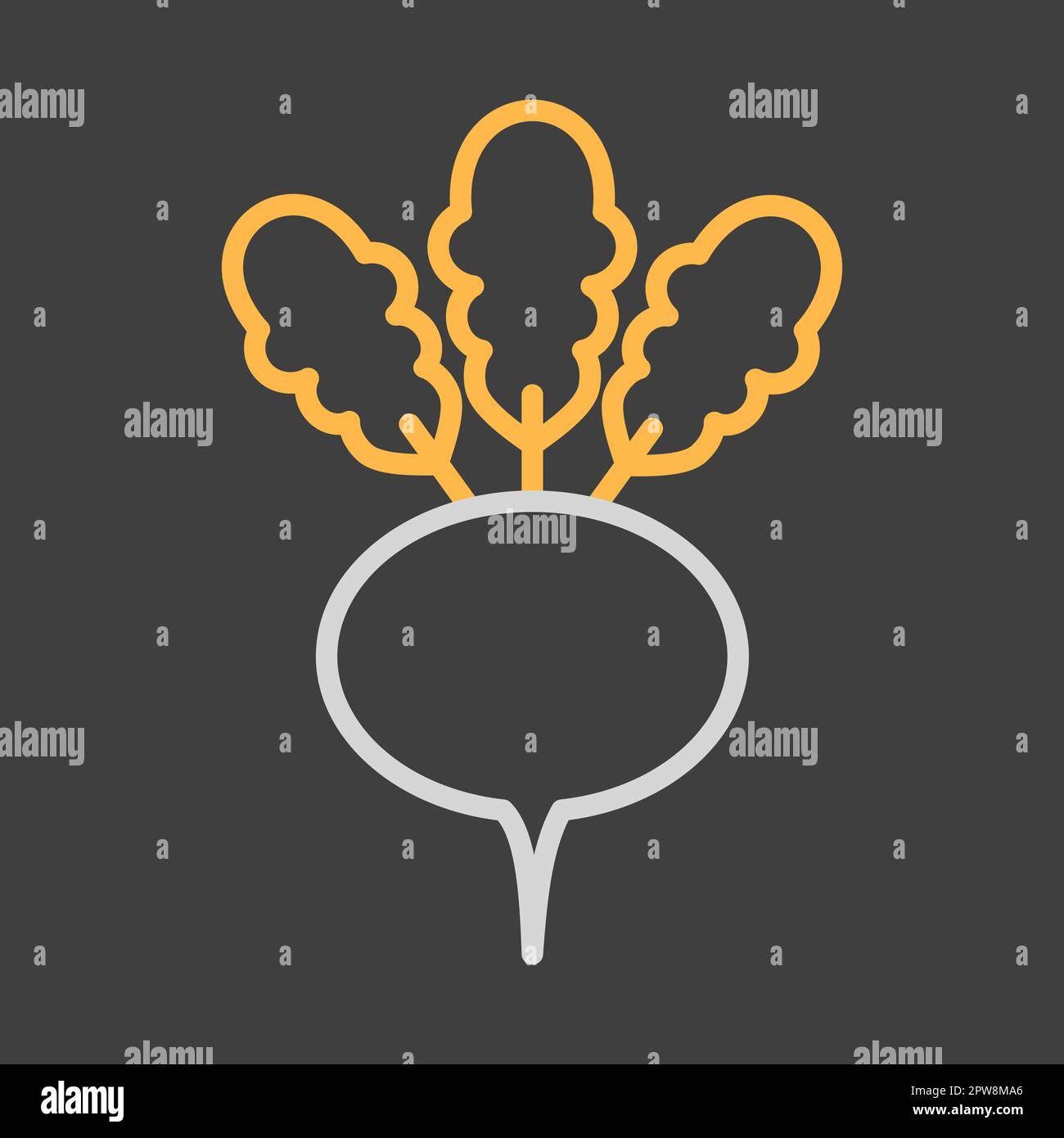 Dark black radish Stock Vector Images - Alamy