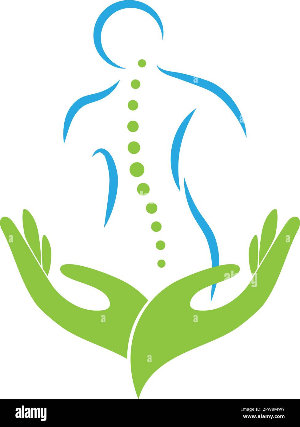 Human and spine, chiropractor, physical therapy, orthopedic and massage