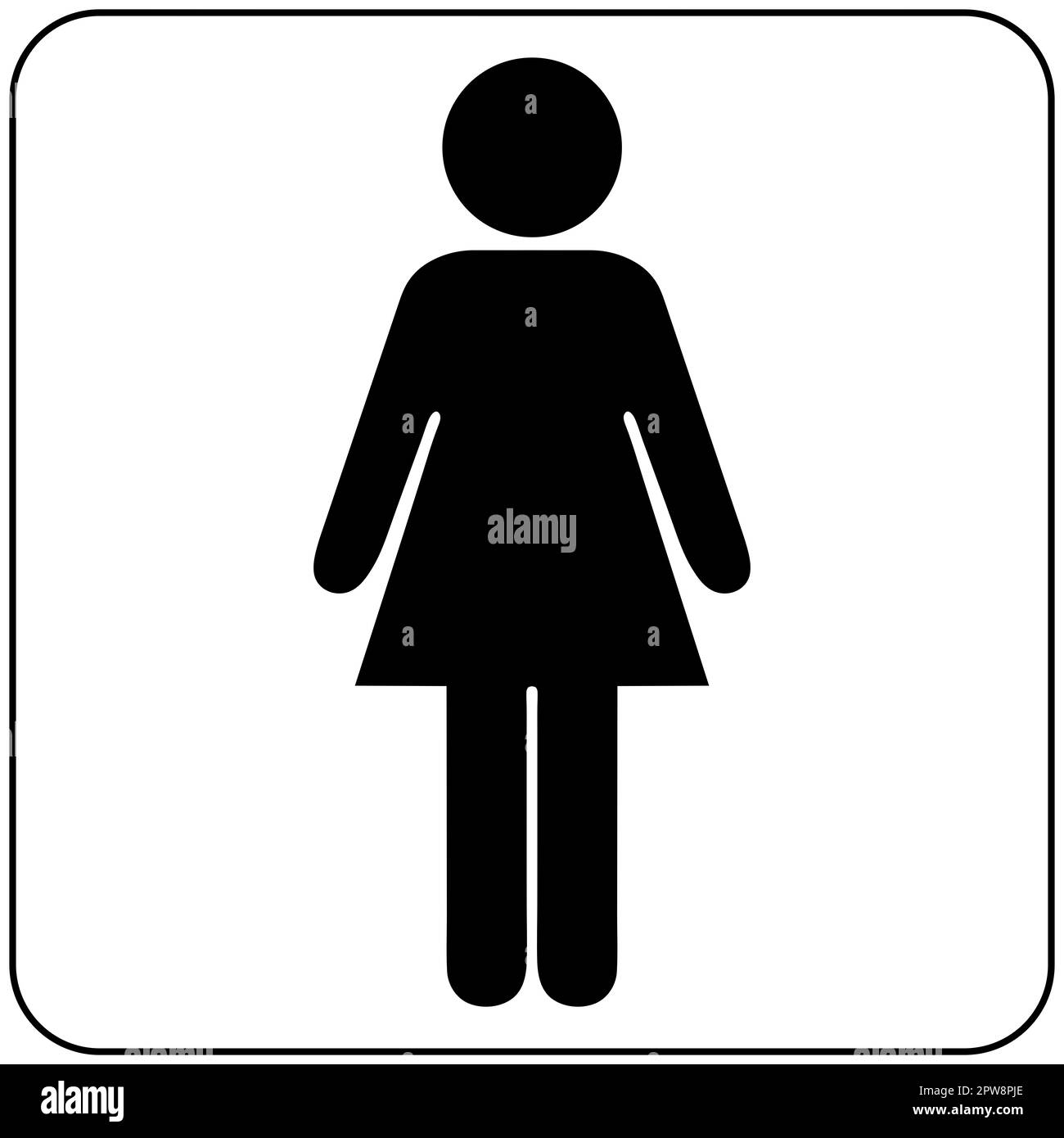 Department of transportation female toilets pictogram stock photo alamy