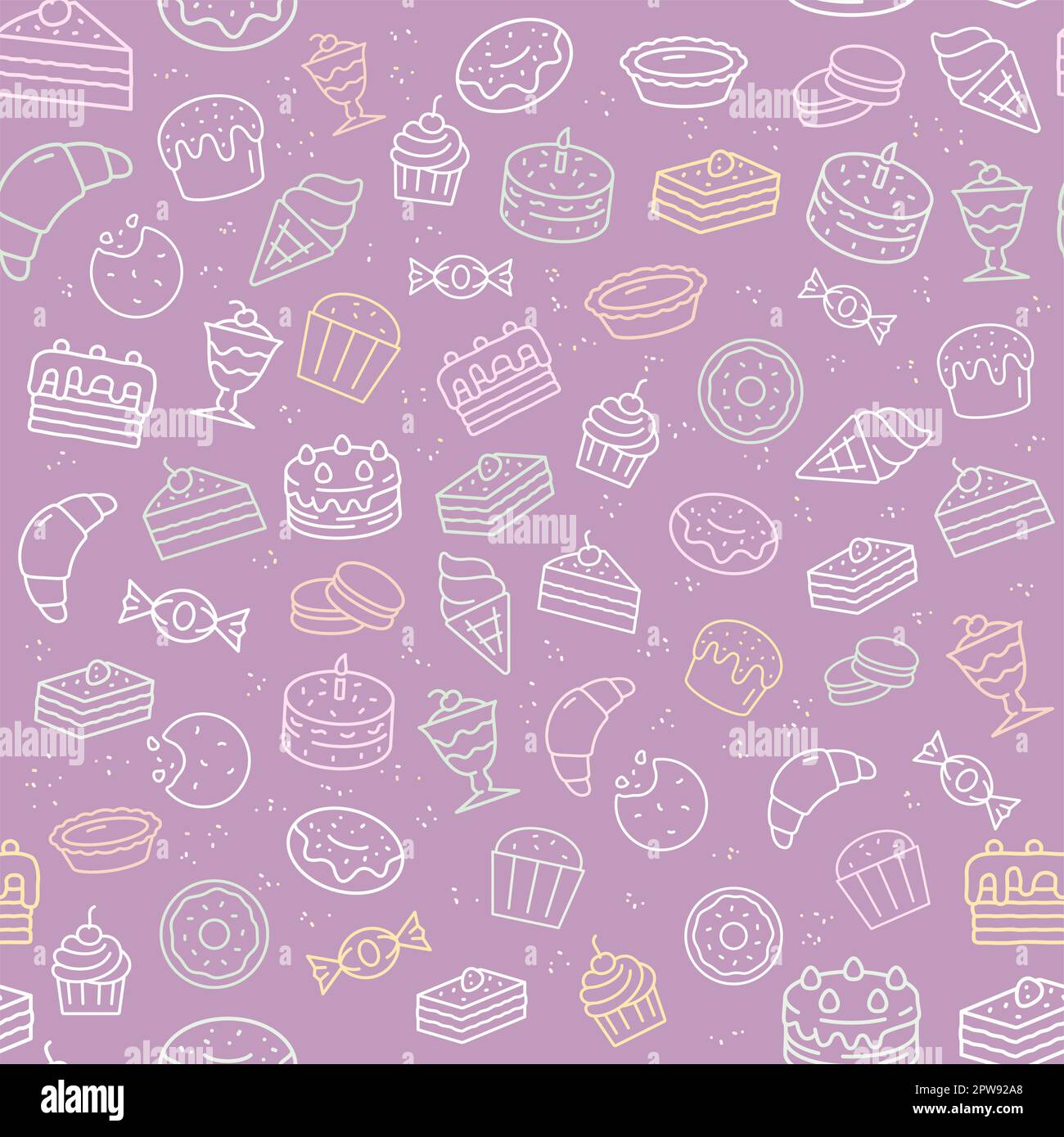 Sweet patterns hi-res stock photography and images - Alamy