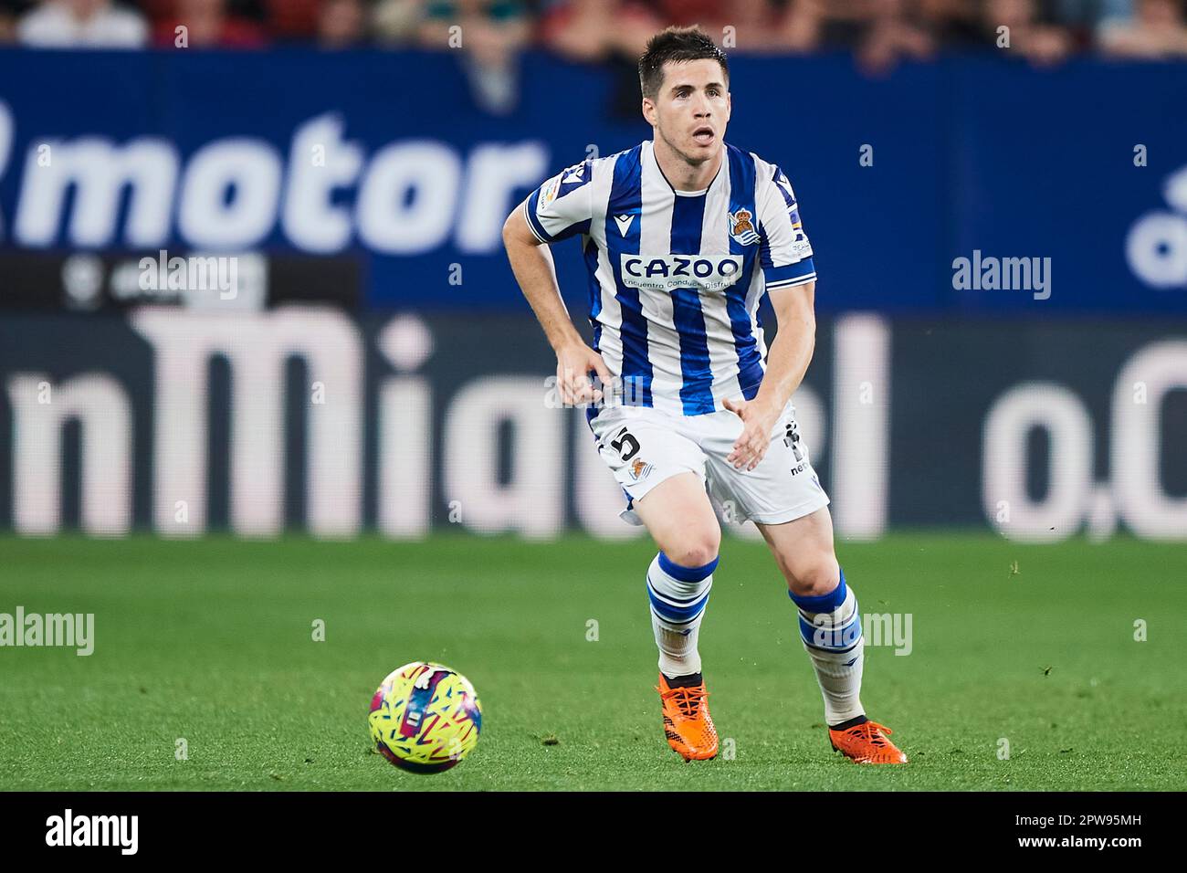 Igor Zubeldia seen during the La Liga Santander 2021/2022 match