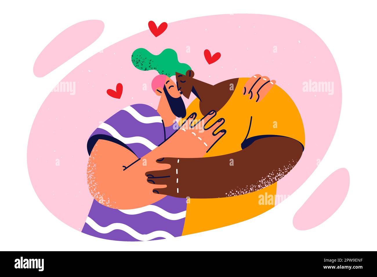 Separation Intimacy Separation and intimate Stock Vector Images - Alamy