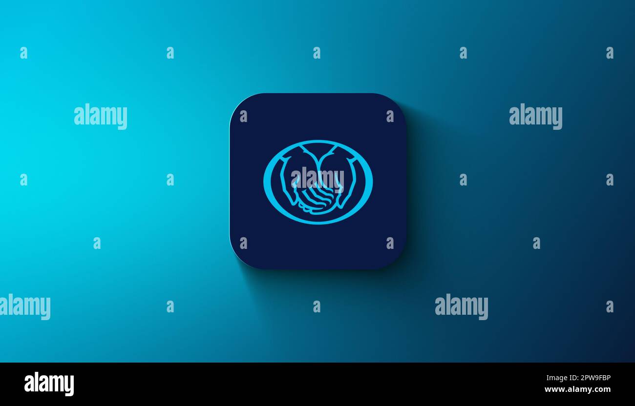 Agadir, Morocco - April, 2023: Allstate Logo in a Gradient Background ...