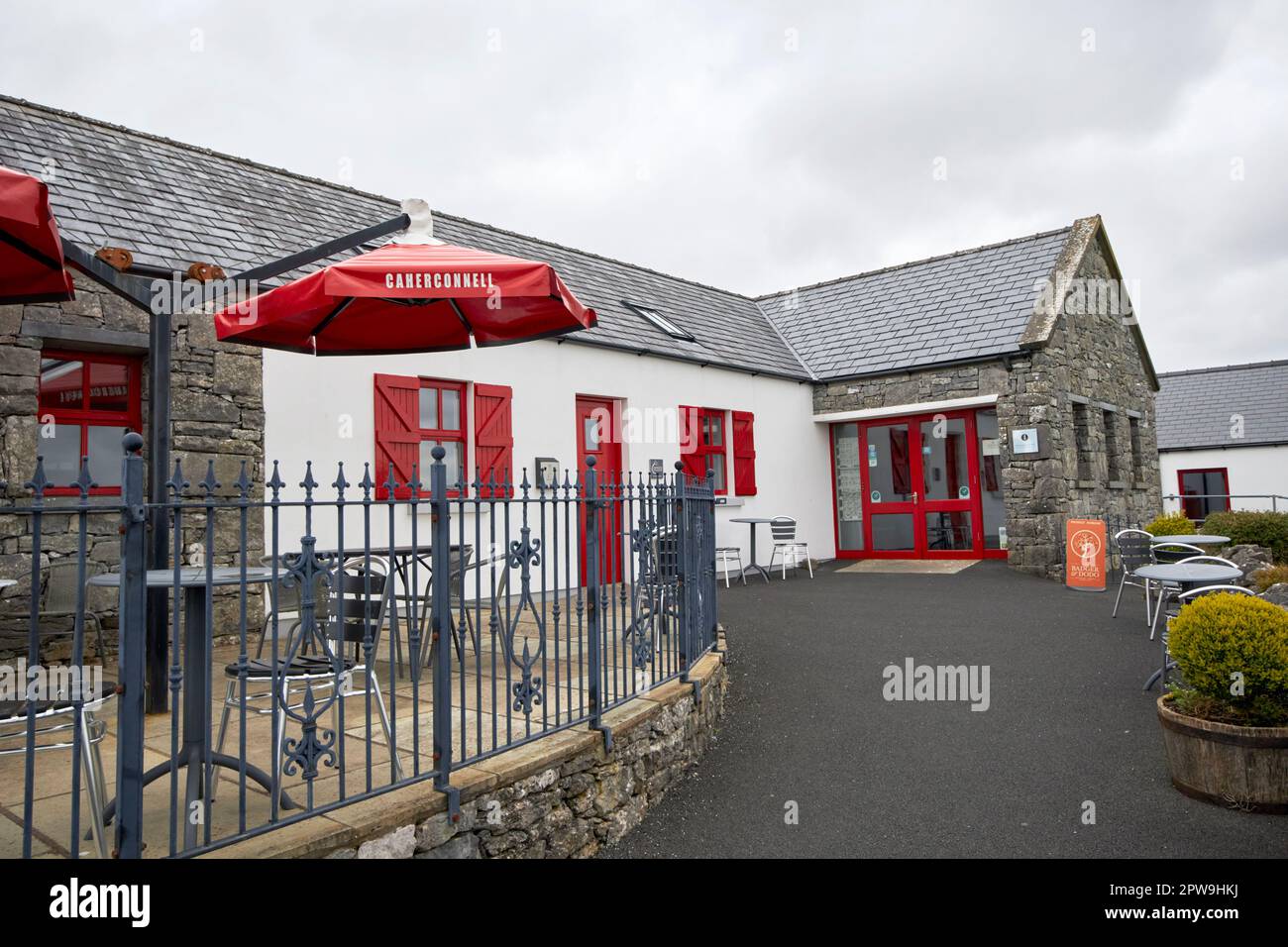 visitors centre caherconnell stone fort county clare republic of ireland Stock Photo