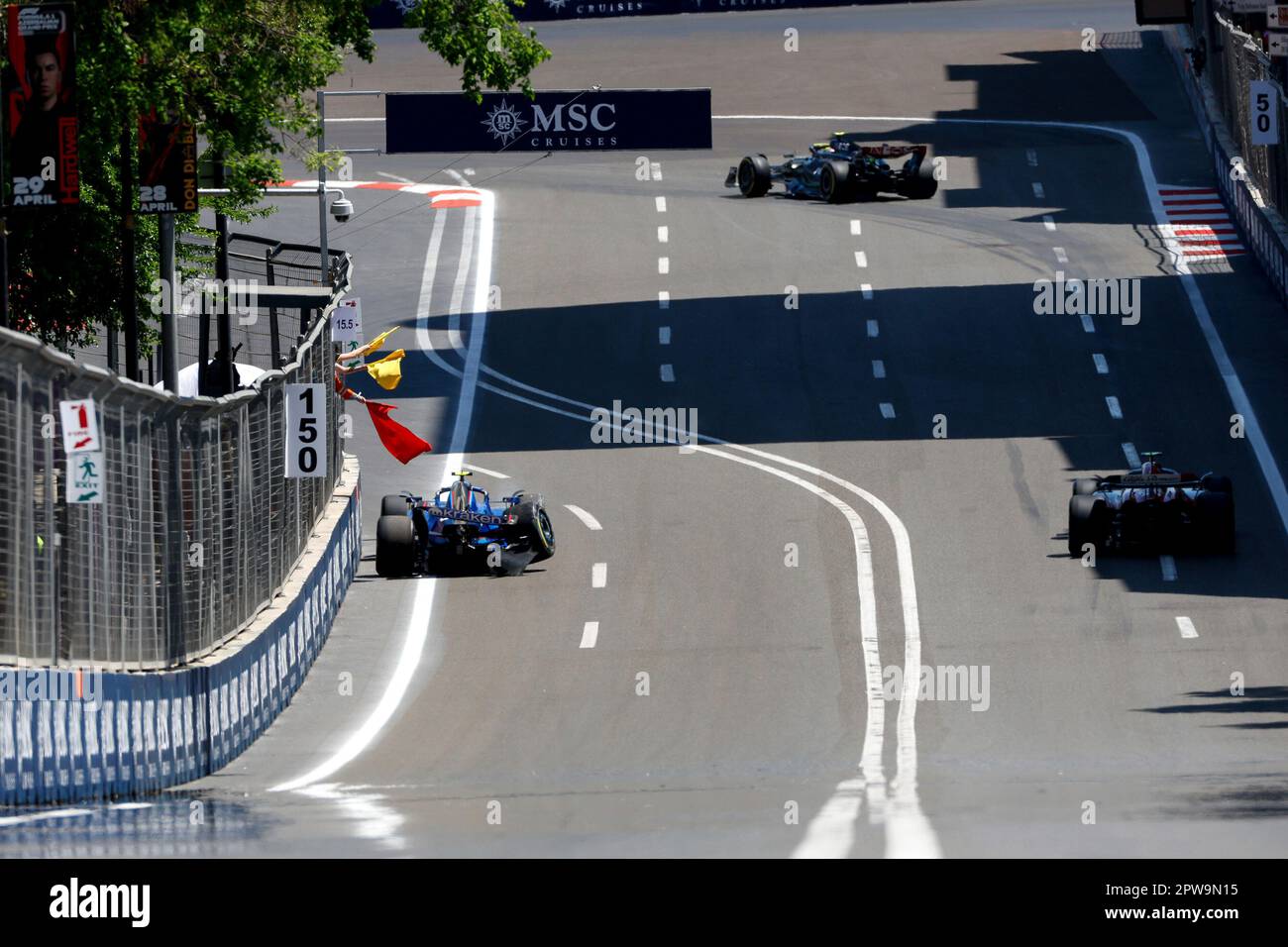 Baku, Azerbaijan. 29th Apr, 2023. 2 Logan Sargeant (USA, Williams