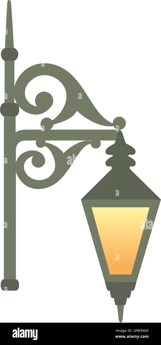 Upper Part of Victorian Street Light or Victorian Street Lamp