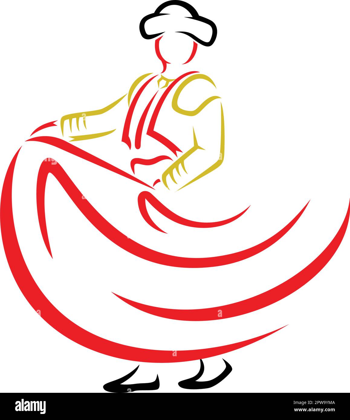 Matador pose illustration hi-res stock photography and images - Alamy