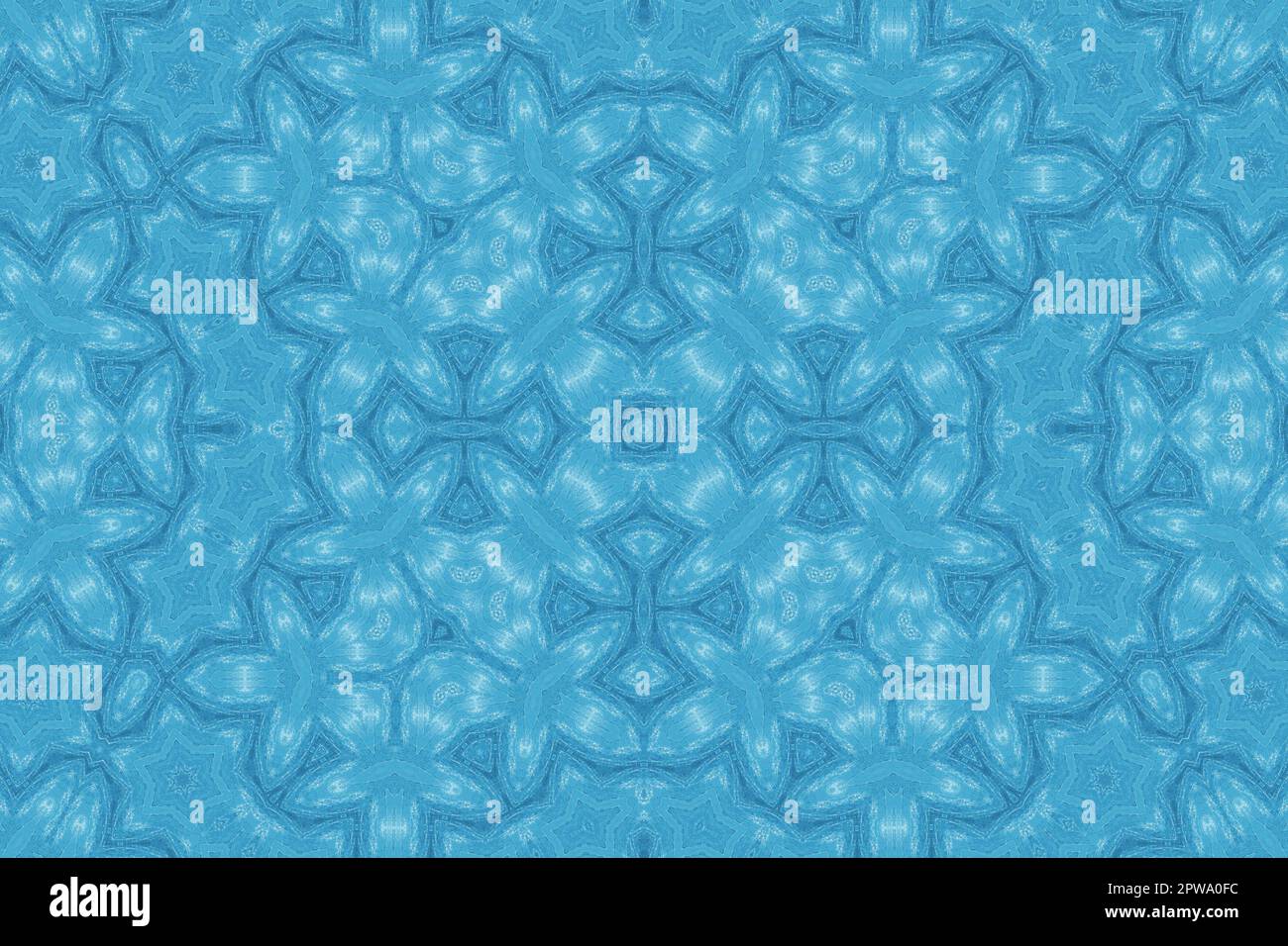 Blue background with abstract concentric pattern Stock Photo - Alamy