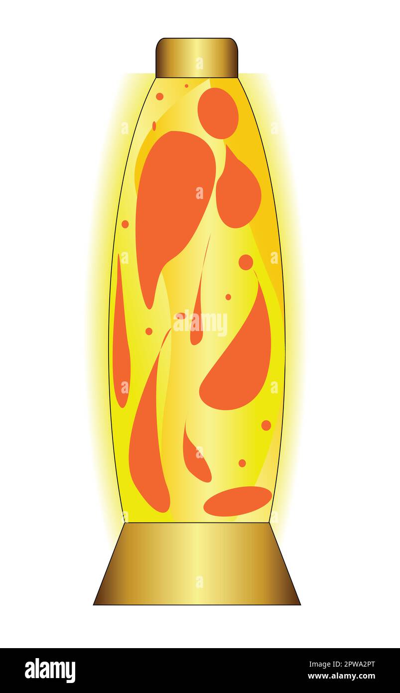 Lava Lamp Cartoon Stock Vector Image & Art Alamy