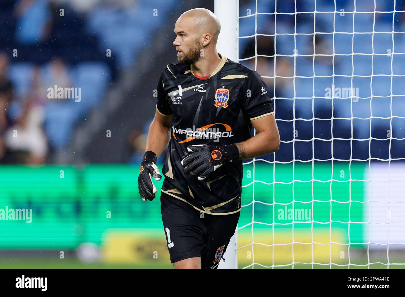 Sydney, Australia. 29th Apr, 2023. Jack Duncan of Newcastle Jets looks on during the match between Sydney FC and the Jets at Allianz Stadium on April 29, 2023 in Sydney, Australia Credit: IOIO IMAGES/Alamy Live News Stock Photo