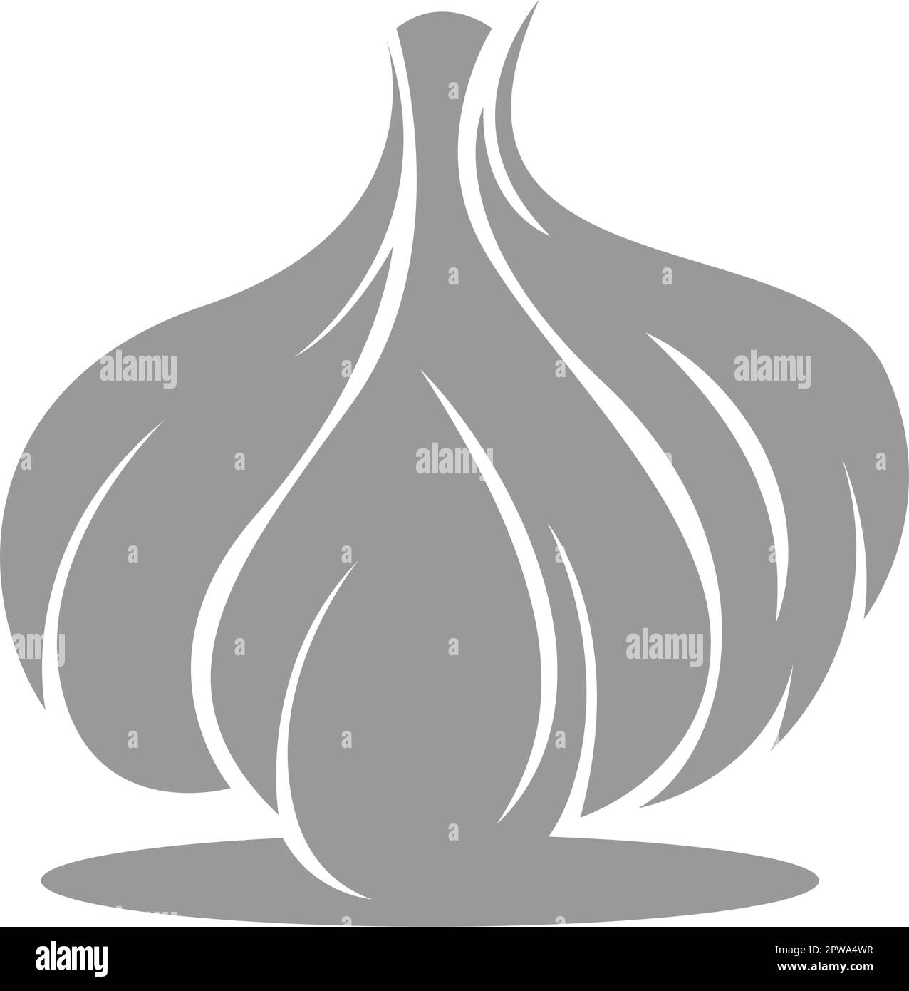 Garlic icon logo design Stock Vector Image & Art - Alamy