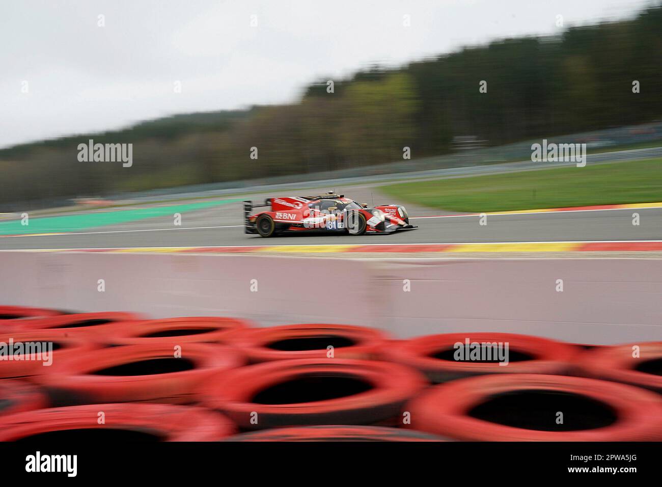 Spa Franchorchamps, Belgien. 29th Apr, 2023. April 29, 2023, Circuit de Spa-Francorchamps, Spa-Francorchamps, WEC - TotalEnergies 6 Hours of Spa-Francorchamps, in the picture TEAM WRT, Oreca 07 - Gibson, Sean Gelael (IDN), Ferdinand Habsburg-Lothringen (AUT), Robin Frijns (NLD) Credit: dpa/Alamy Live News Stock Photo