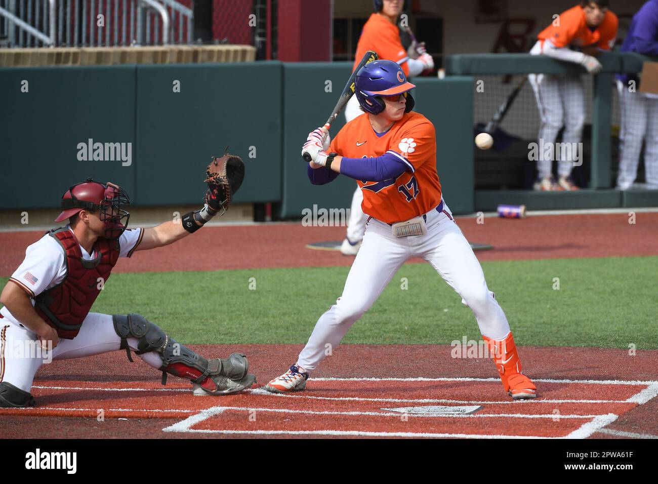BRIGHTON, MA APRIL 28 Clemson Tigers infielder Billy Amick (17