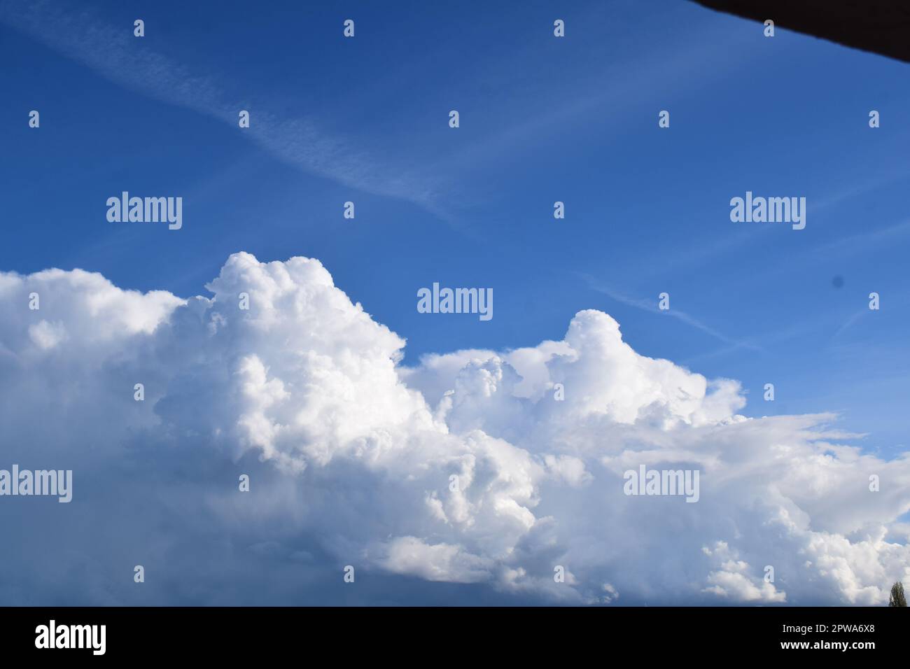 Storm clouds above the Eifel Stock Photo