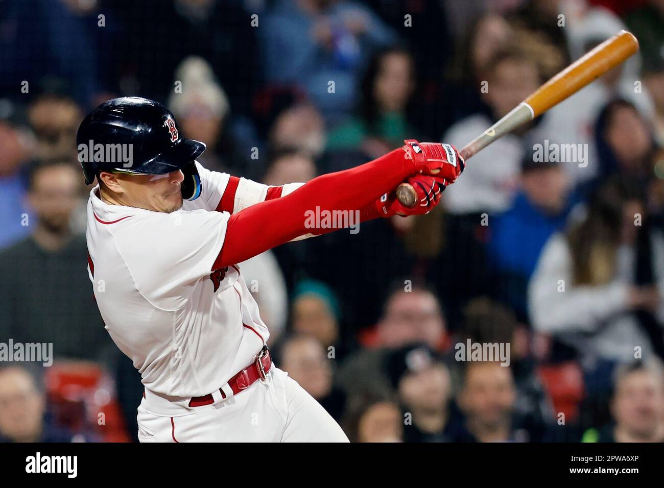 Boston Red Sox's Enrique Hernandez plays against the Cleveland
