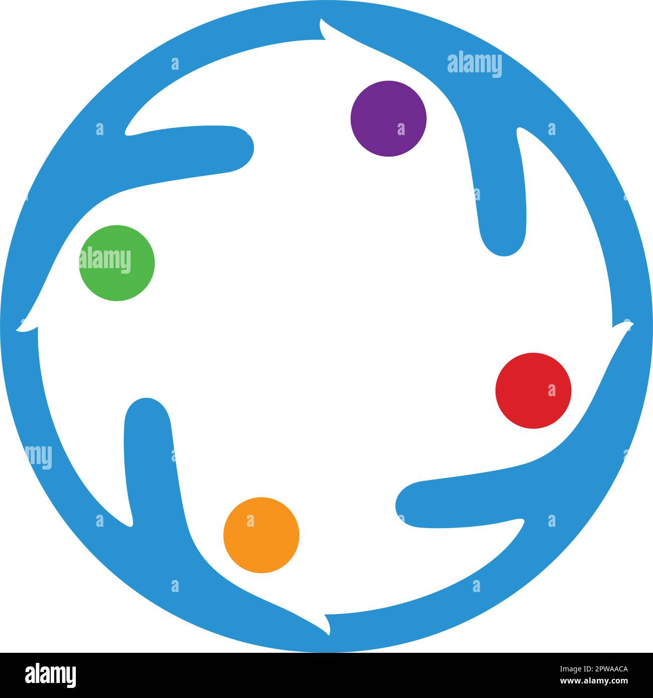 Simple Teamwork and Brainstorm Symbol Stock Vector Image & Art - Alamy