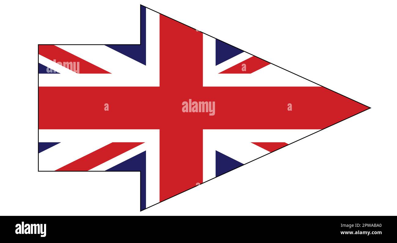 Union Jack Flag Pointer Arrow Stock Vector Image & Art Alamy