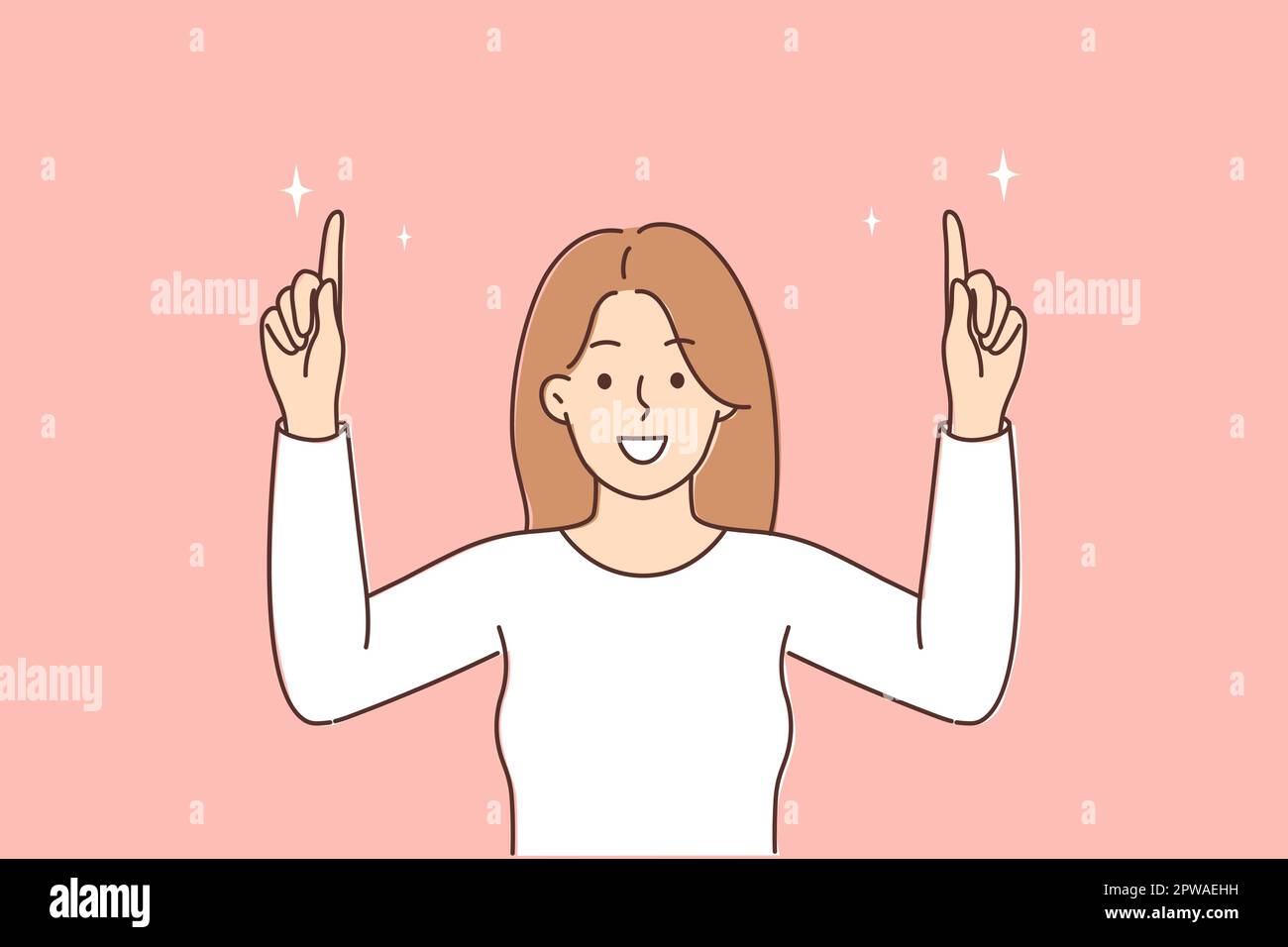 Smiling person on demonstration Stock Vector Images - Alamy