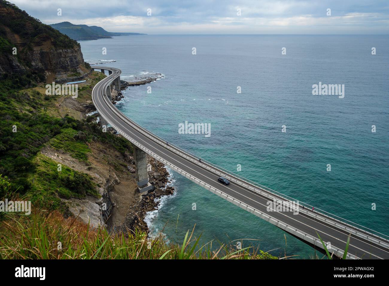 The Sea Cliff Bridge, Grand Pacific Drive, Clifton, New South Wales, Australia Stock Photo