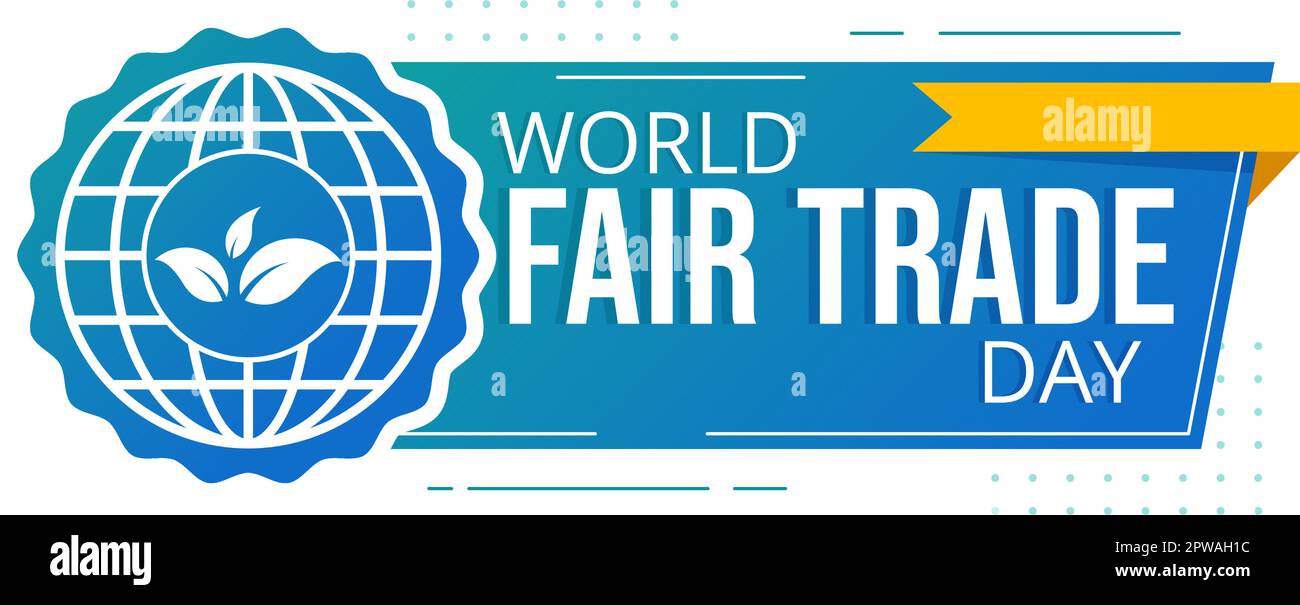 World Fair Trade Day Illustration with Scales Digitally, Climate