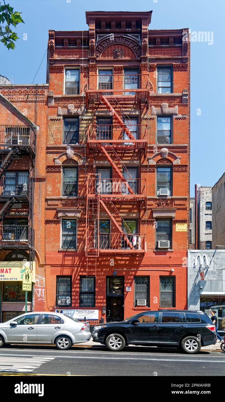 The red brick apartment building at 211 Madison Street is named for Hadassah founder Henrietta Szold – who never lived there. Stock Photo