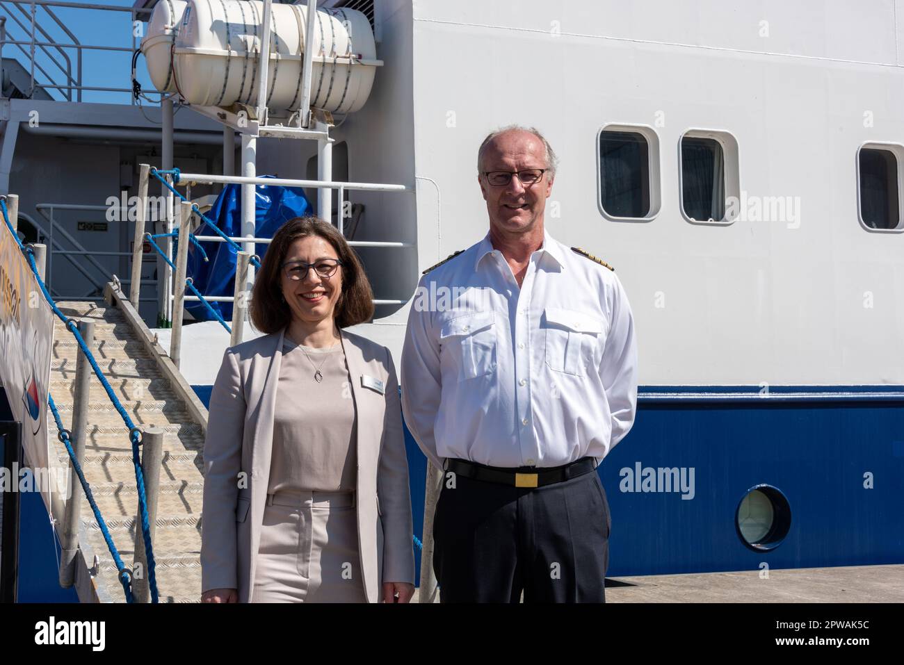 Kiel, Deutschland, 29. April 2023. Porträt von Geomar Direktorin Katja