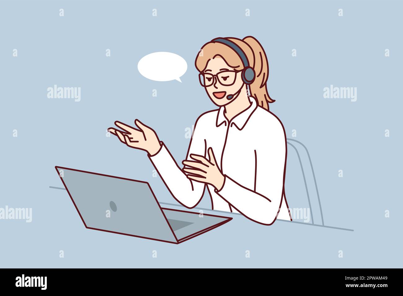 Agent telephony Stock Vector Images - Alamy