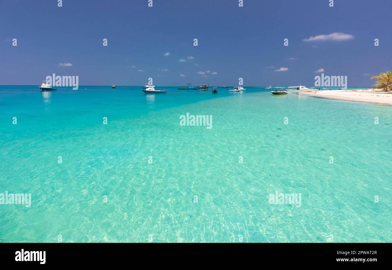 Coast of the Indian Ocean Stock Photo