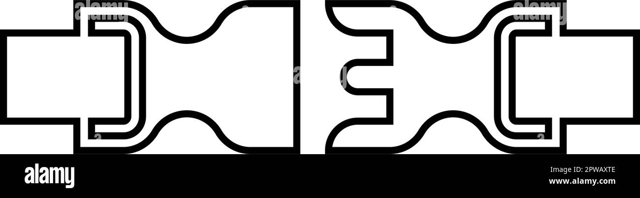 Buckle fastener clasp furniture for clothes system of fast snap join ...