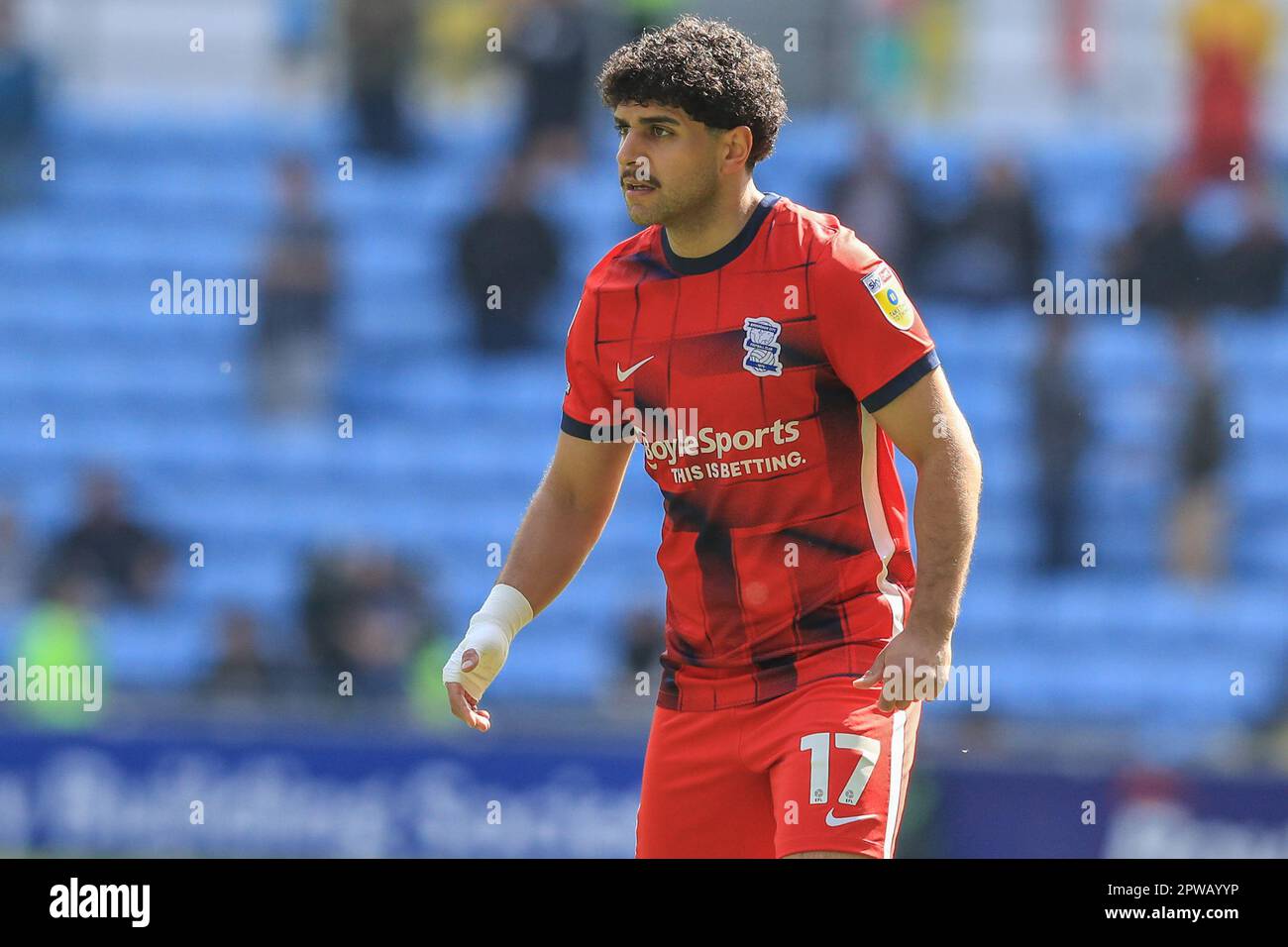 Reda Khadra #17 of Birmingham City during the Sky Bet Championship ...