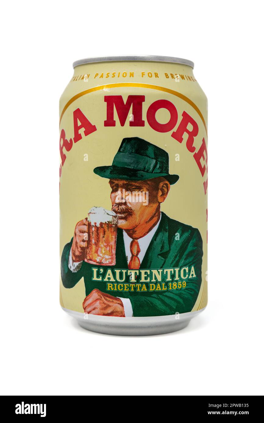 Birra Moretti Lager Beer Stock Photo