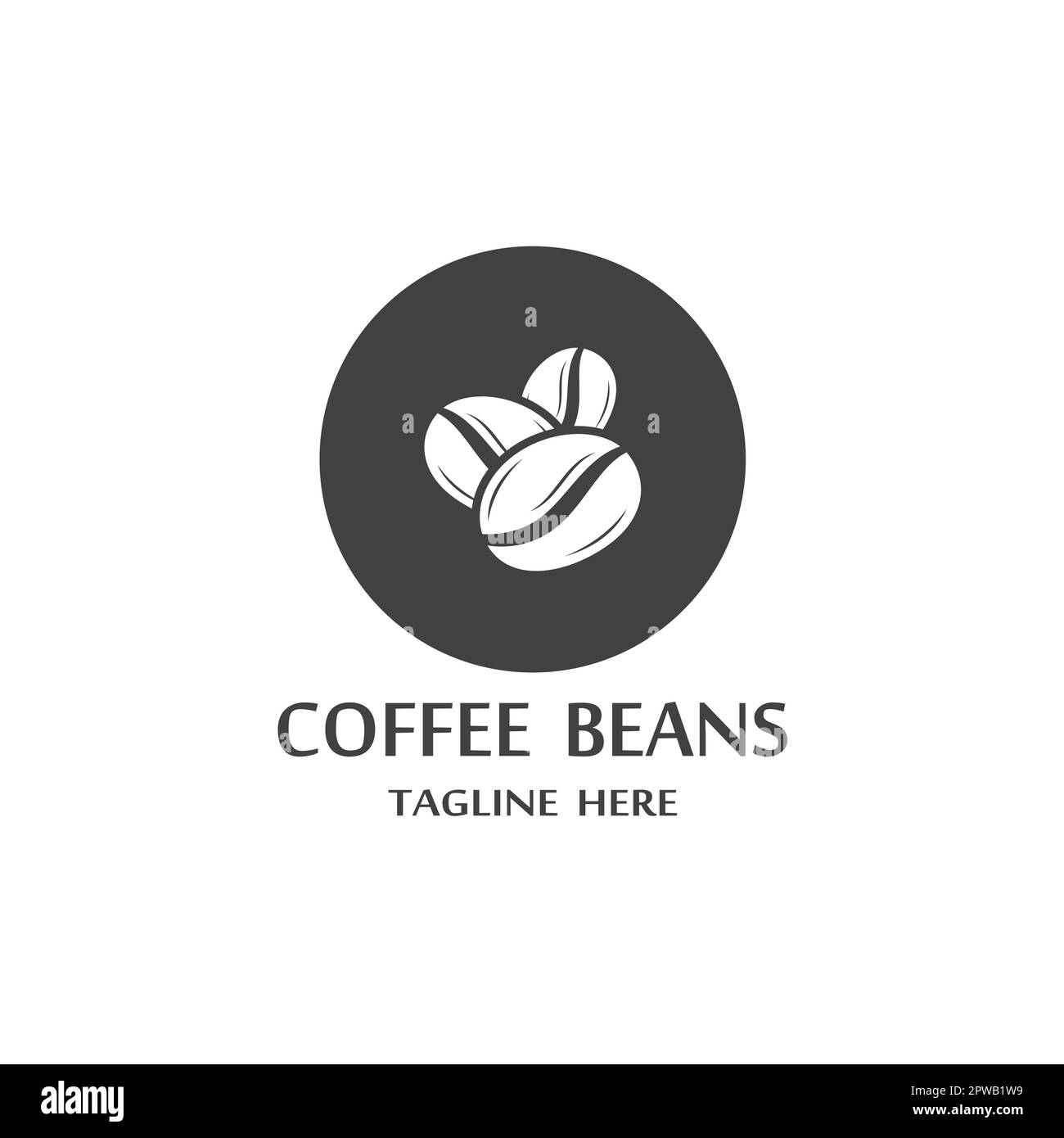 coffee bean icon vector Stock Vector Image & Art Alamy