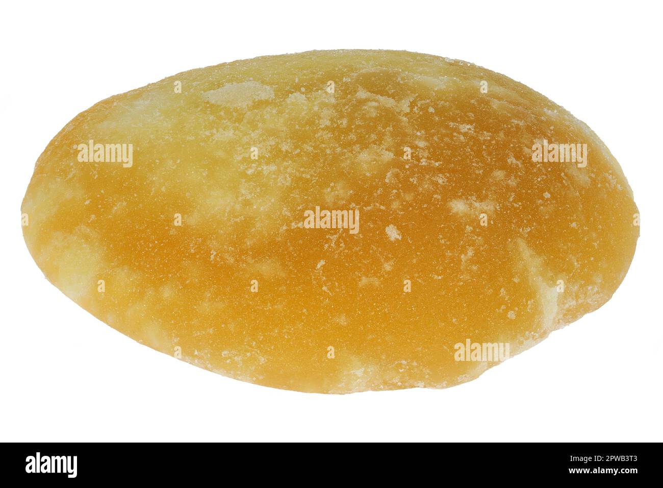 palm sugar chunk isolated on white background Stock Photo