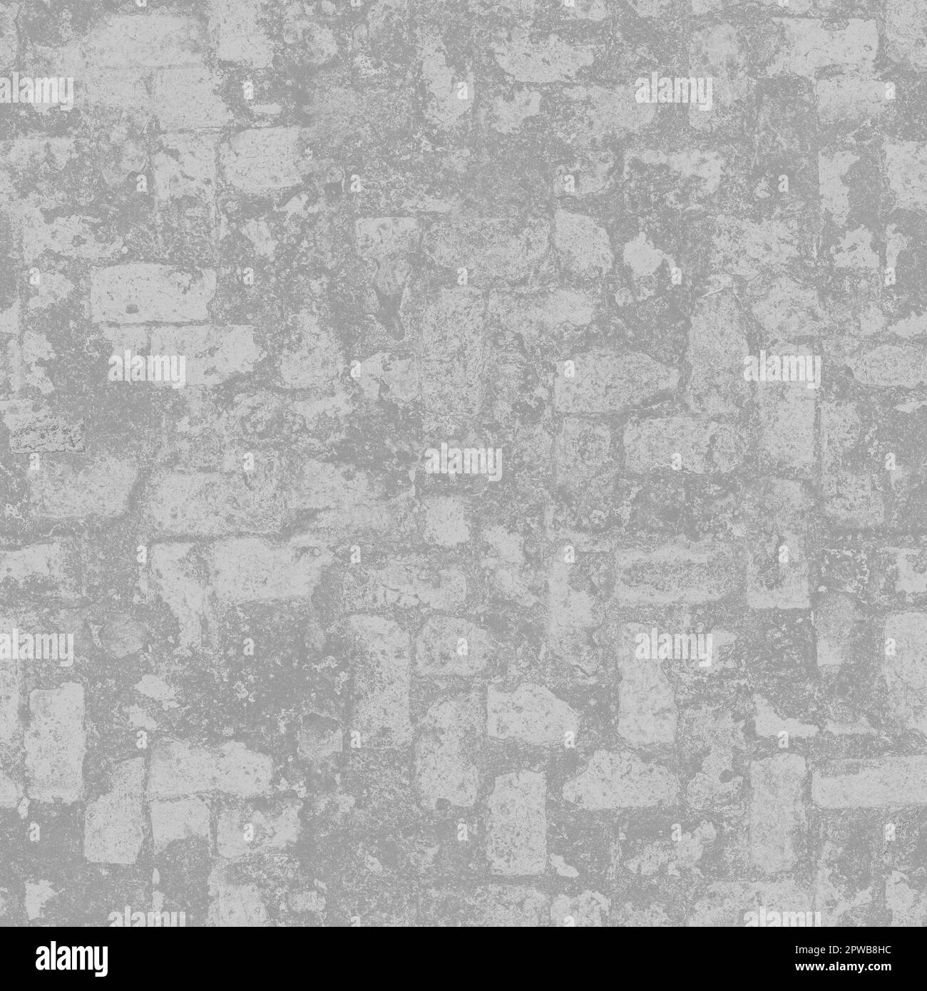 Bump texture old brick floor, Bump mapping brick floor Stock Photo