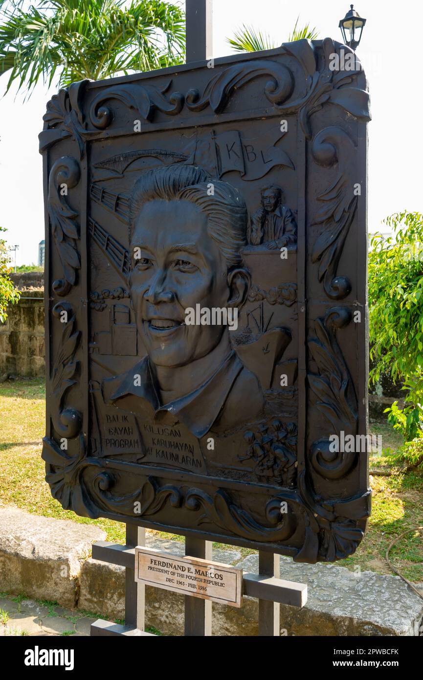 Image of Ferdinand Marcos, Former president of the Philippines Stock ...