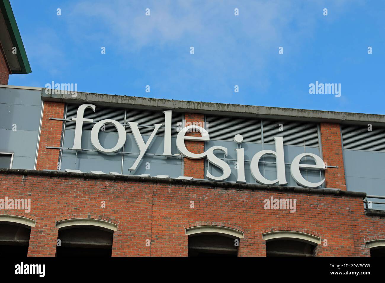 Foyleside Shopping Centre at Derry in Northern Ireland Stock Photo