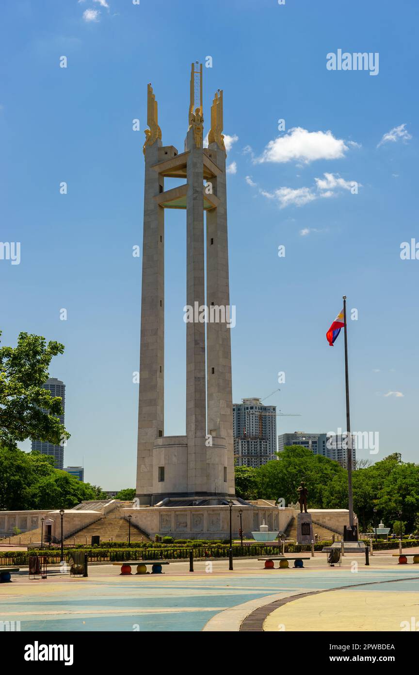 The Quezon Memorial Circle, Manila, The Philippines Stock Photo